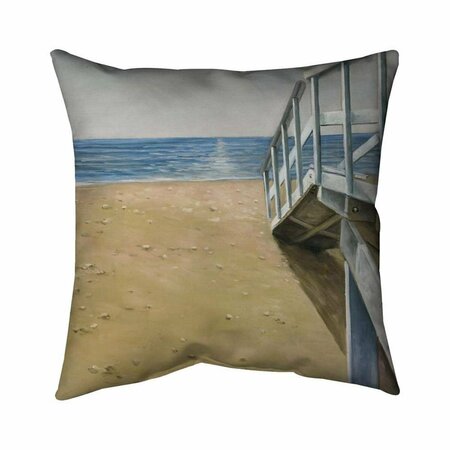 BEGIN HOME DECOR 20 x 20 in. Seaside Landscape-Double Sided Print Indoor Pillow 5541-2020-CO44